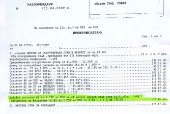 Учителският фонд плаща 15.66 лв.  добавка за пенсия