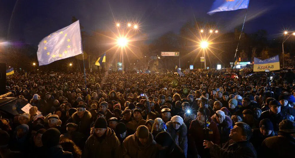 5 години затвор за протестиращи в Украйна