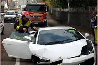 Купувач разби Lamborghini още на пробното кръгче