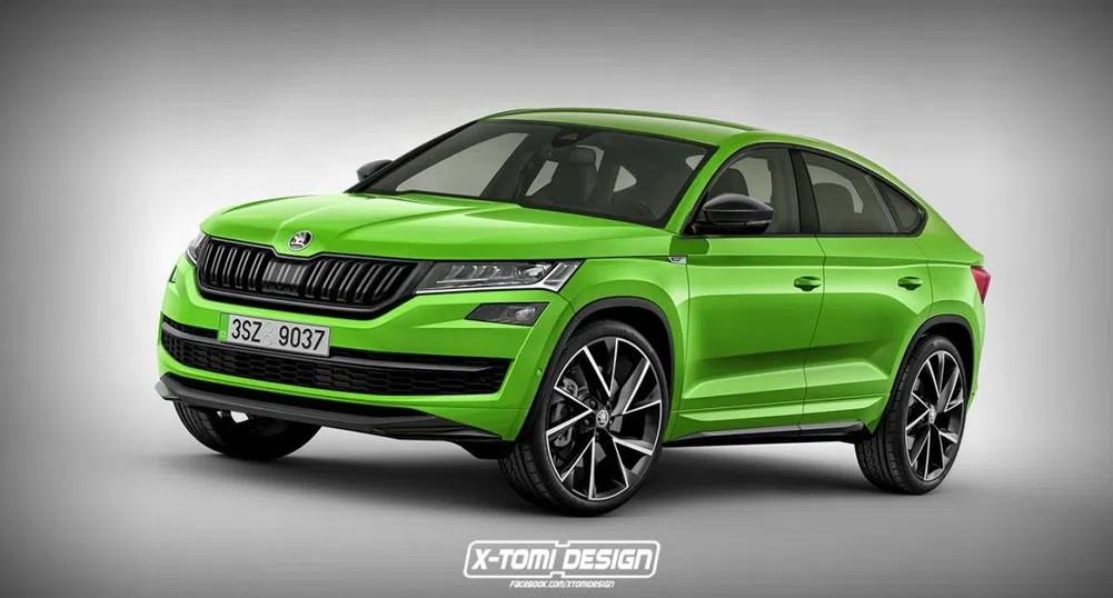 Какво ще представлява купе кросоувърът Skoda Kodiaq