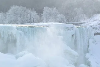 Ниагарският водопад замръзна (снимки)