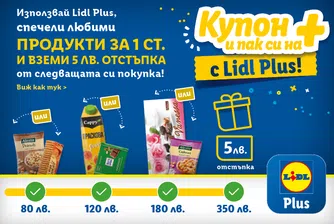 Три предимства за клиентите идват с Lidl Plus преди празниците