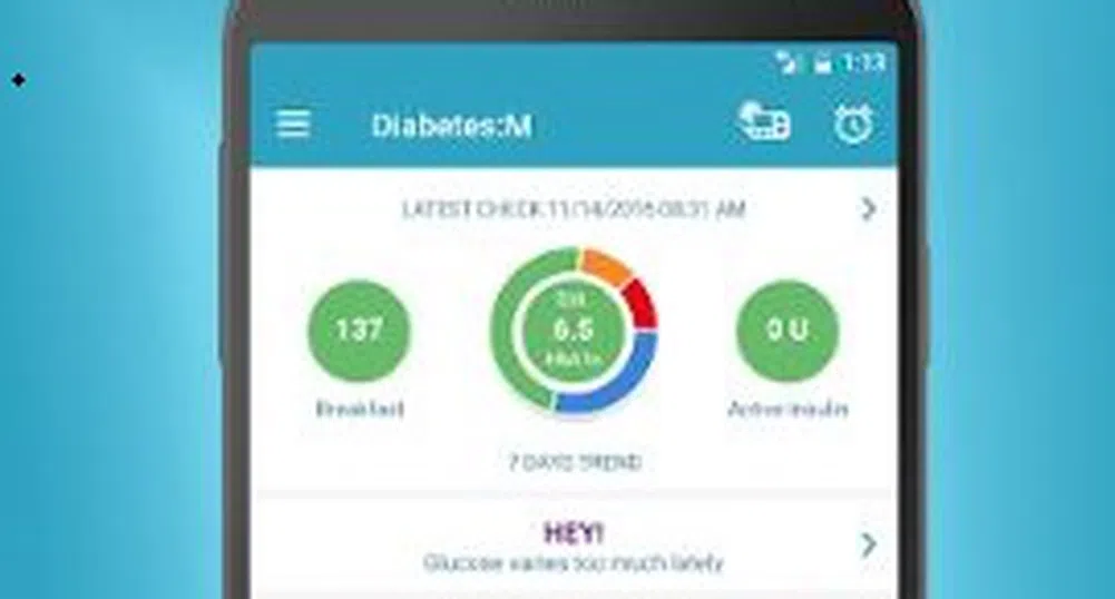 Сирма пуска безплатна функционалност на приложението Diabetes:M