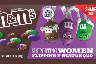 Нова феминистка опаковка на M&M's предизвика нови странни реакции