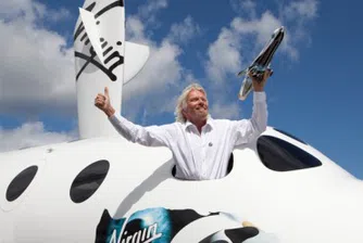 Virgin Galactic на Брансън с първи тестови полет от 2014 г. насам