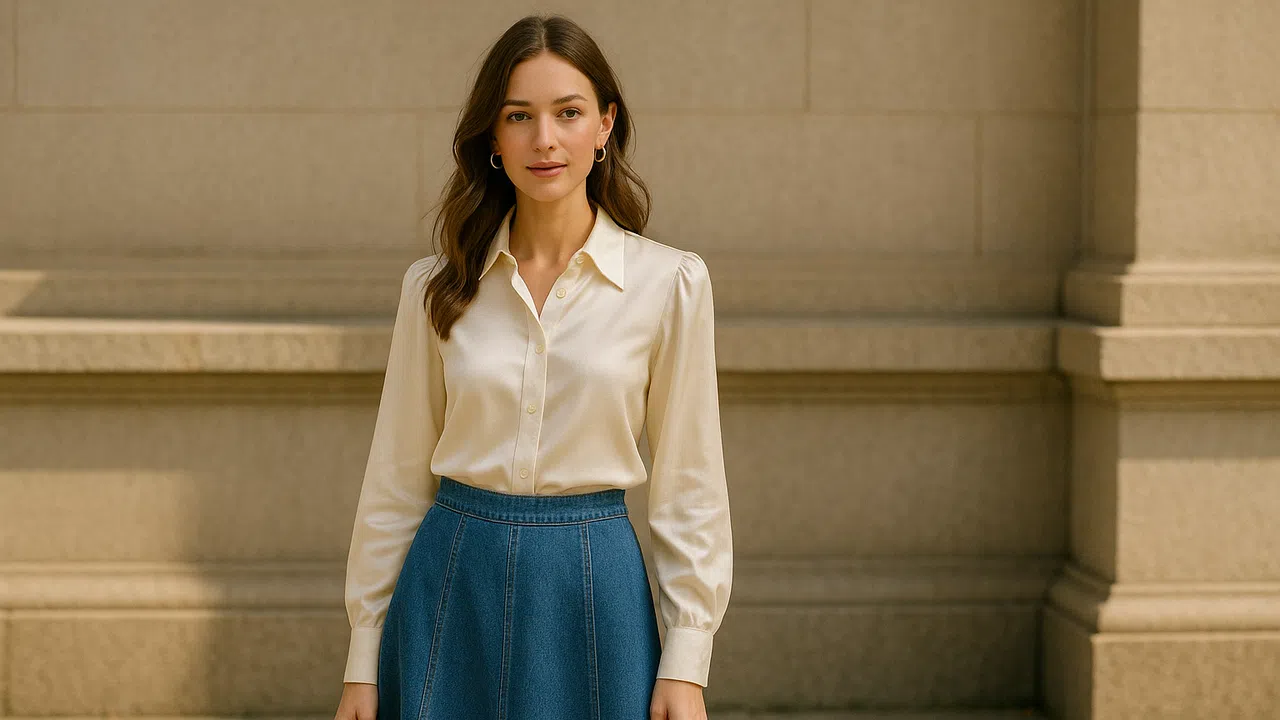 Макси полата от деним прави впечатляващо завръщане на модната сцена