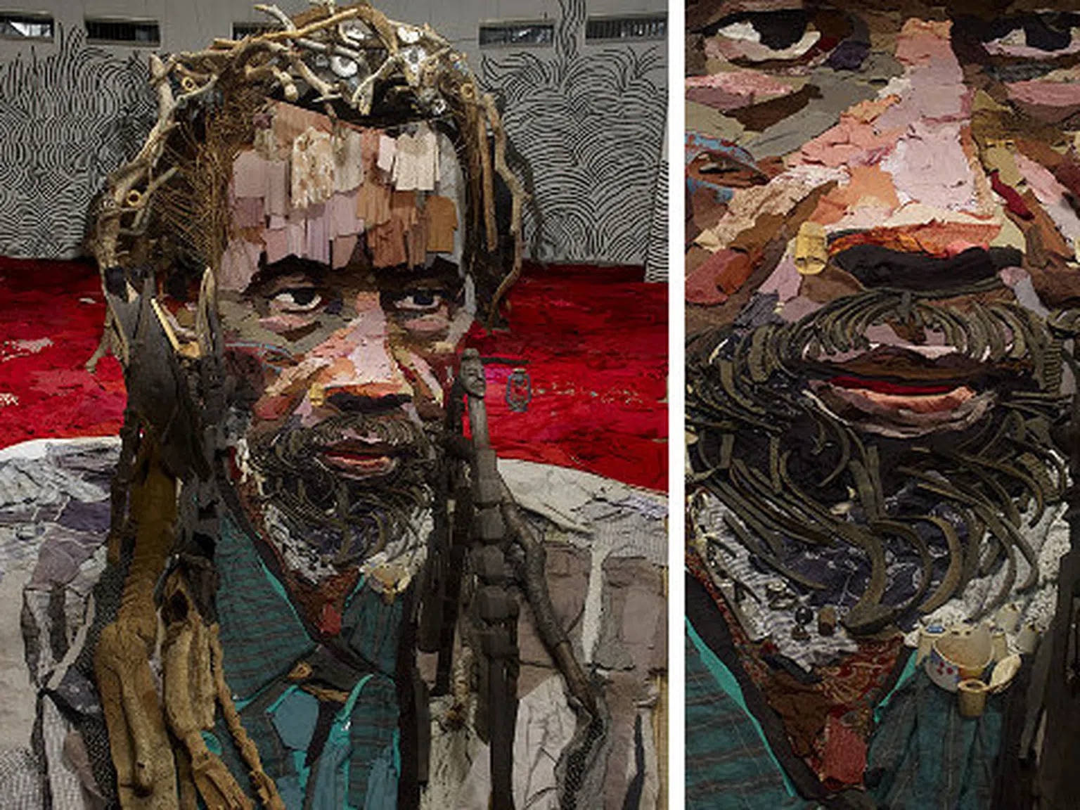 Изключителна 3D картина от рециклирани материали