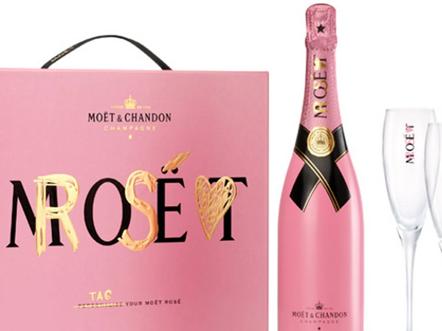 Moët Rosé Impérial – сподели любовта си върху бутилка Моет!