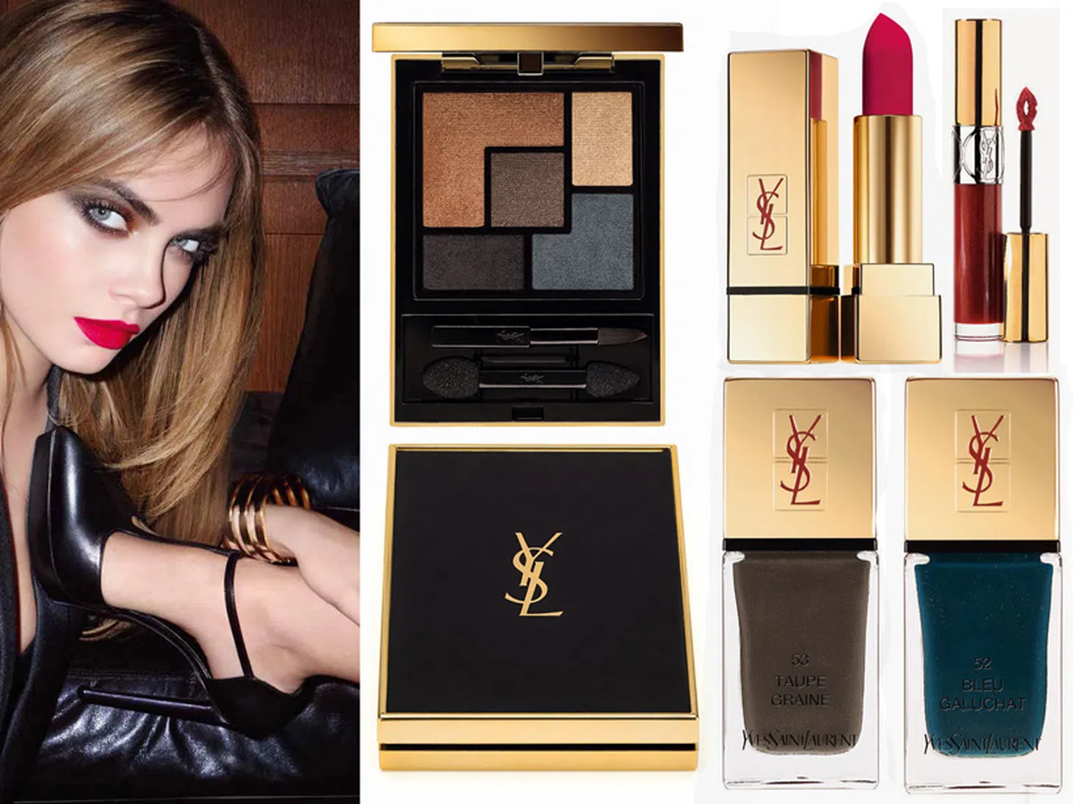 Грим есен 2014: YSL Leather Fetish