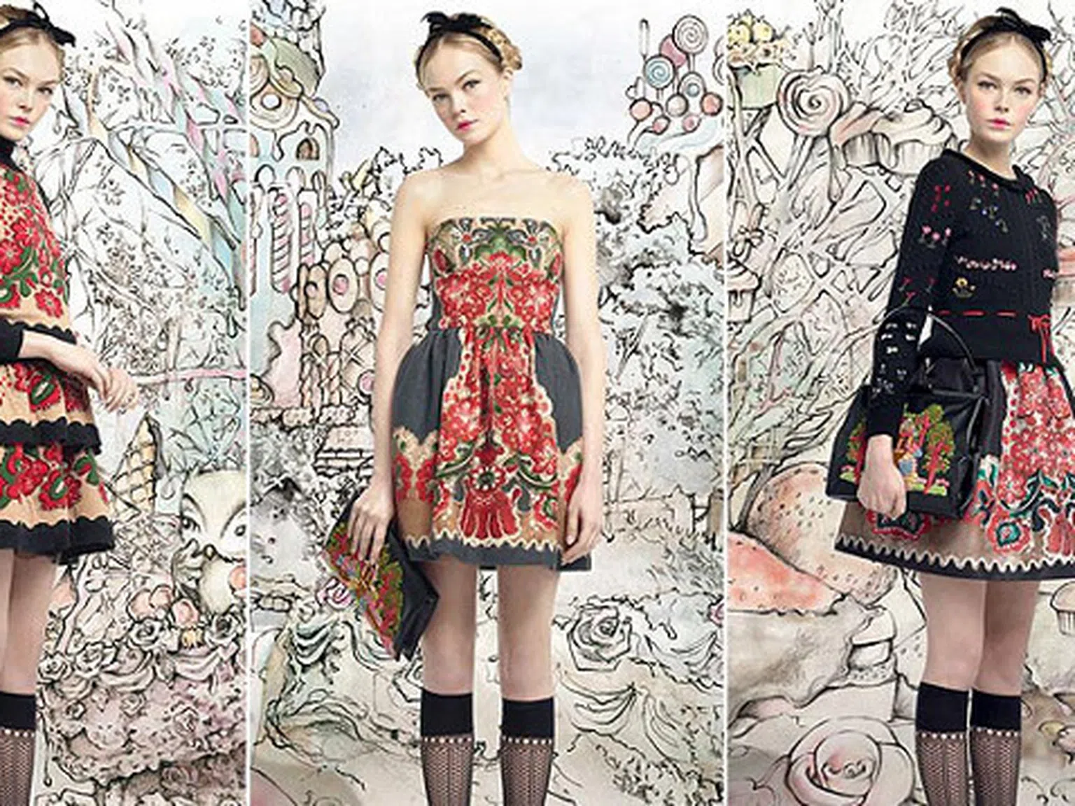 Как изглежда Гретел днес? Red Valentino я вижда така