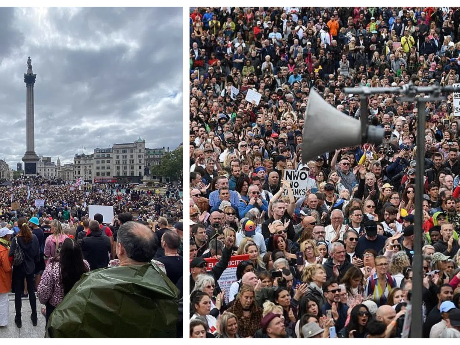 Протестът, който каза: Ковид е измама!