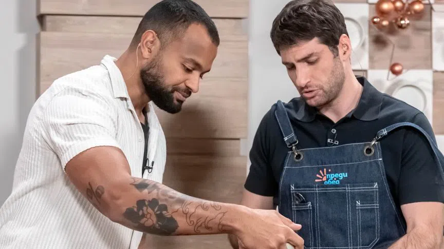 шеф Емануeл Июджи и Петър Дочев