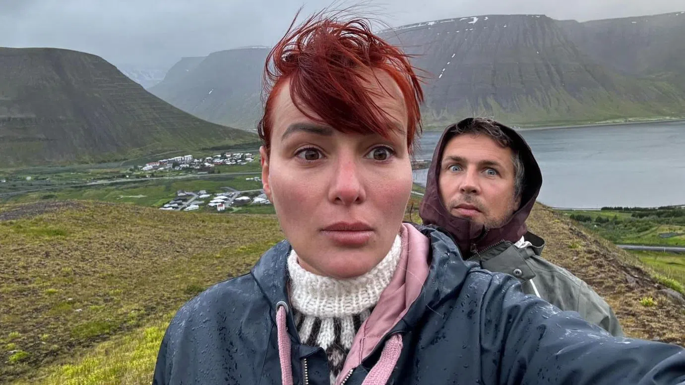 Рут Колева и таткото на бебето Логин.