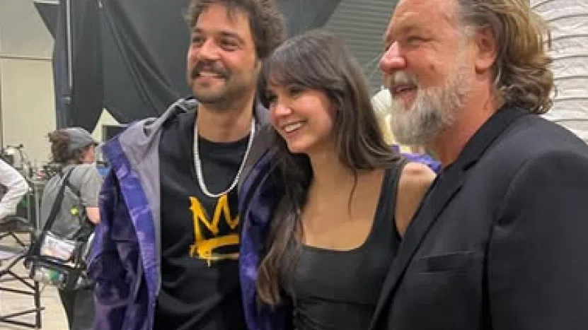 Нина Добрев в една лента с Ръсел Кроу и Арън Пол.