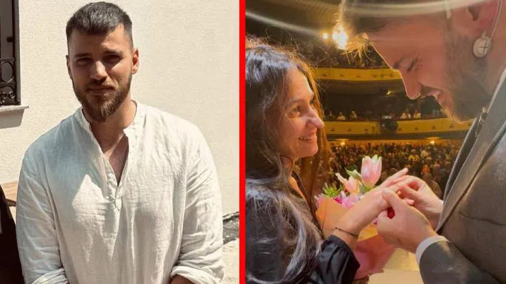 Алекс Иванов предложи брак на приятелката си след спектакъла  „Хедарал – последното пътуване на Константин Величков“.