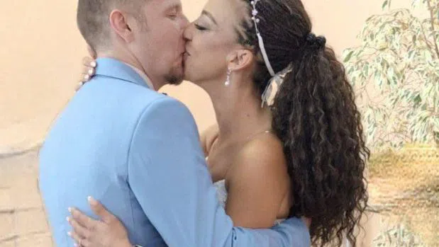 Димитър Живков и булката.