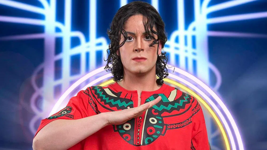 Вениамин като Майкъл Джексън.