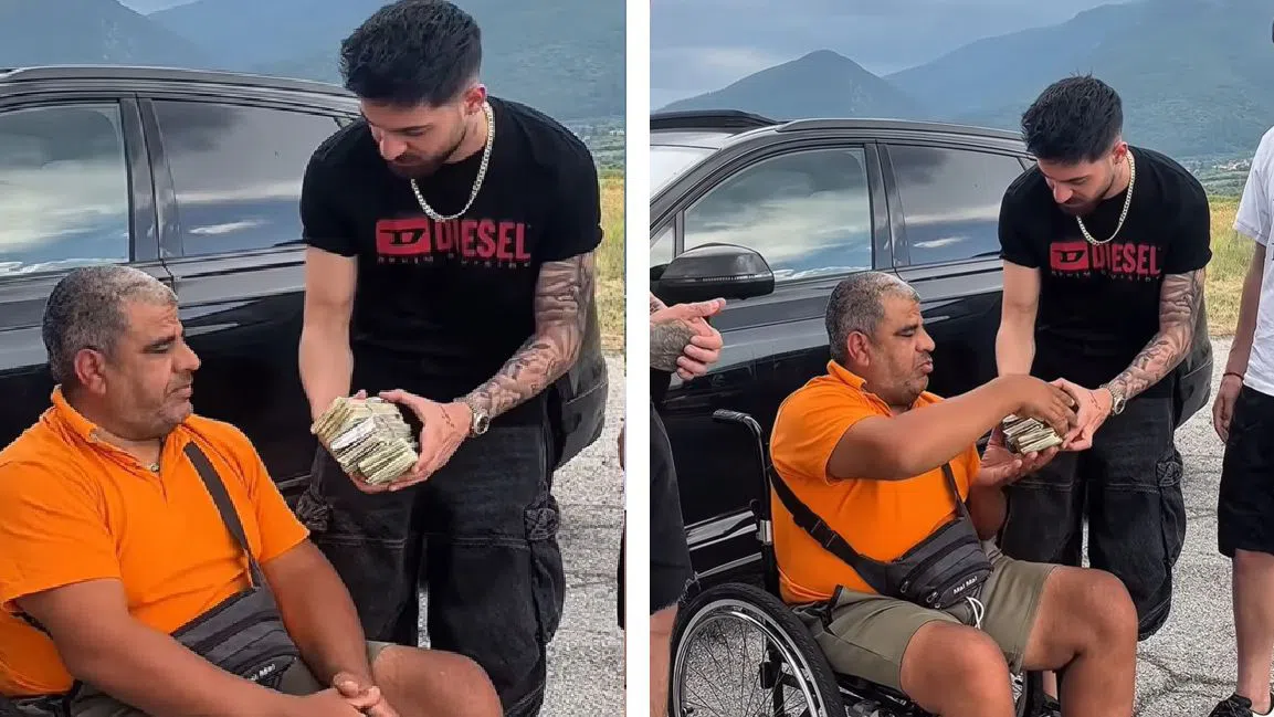 Пачките за благотворителност се раздават публично.