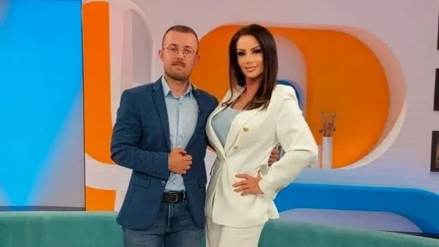Таня Боева в студиото.