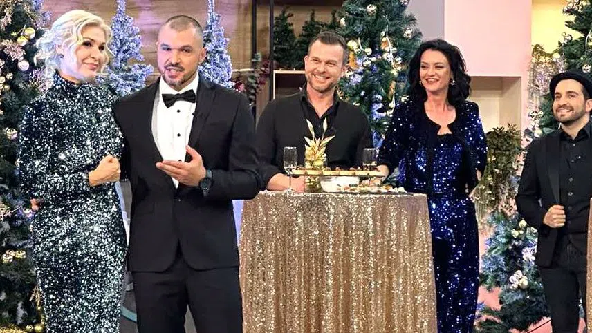 Валери Божинов и Гала в новогодишната програма