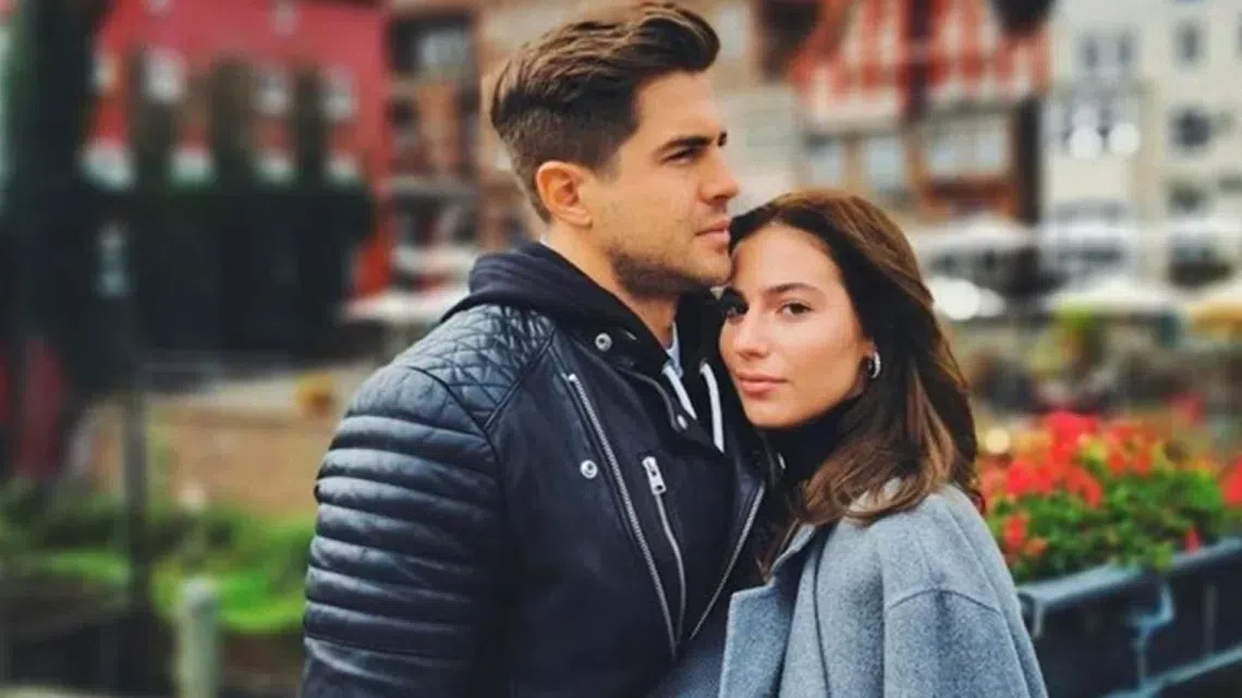 Иво Аръков и настоящата му жена.