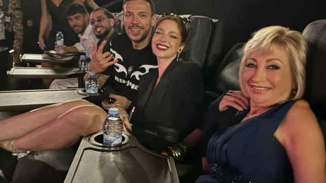 Даниел Петканов и Глория Петкова на премиерата на предаването