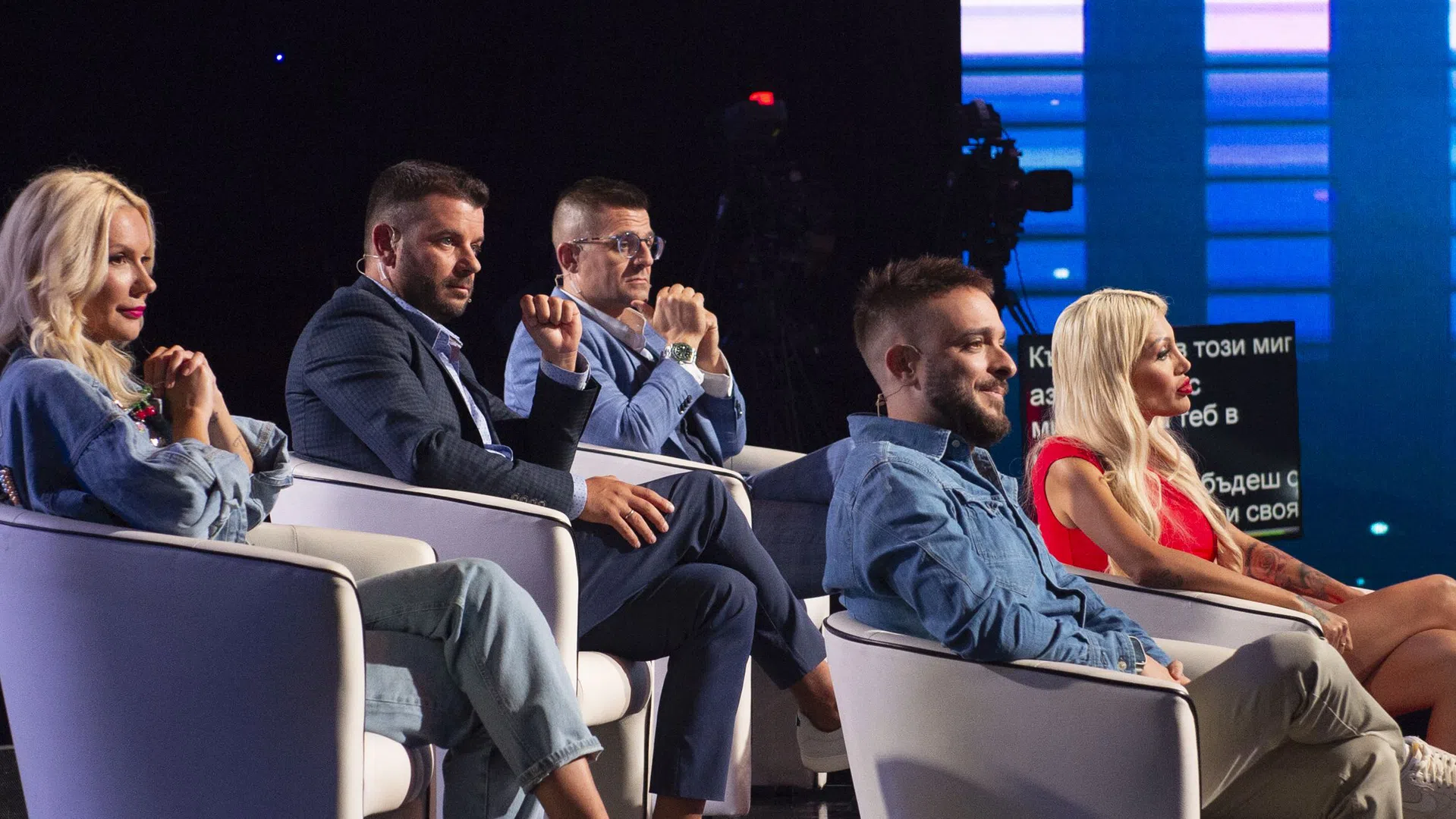 Иван Христов и Андрей Арнаудов като част от панела на "Пееш или лъжеш"