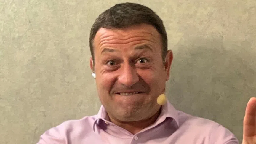 Водещите на Като две капки вода Димитър Рачков и Герасим